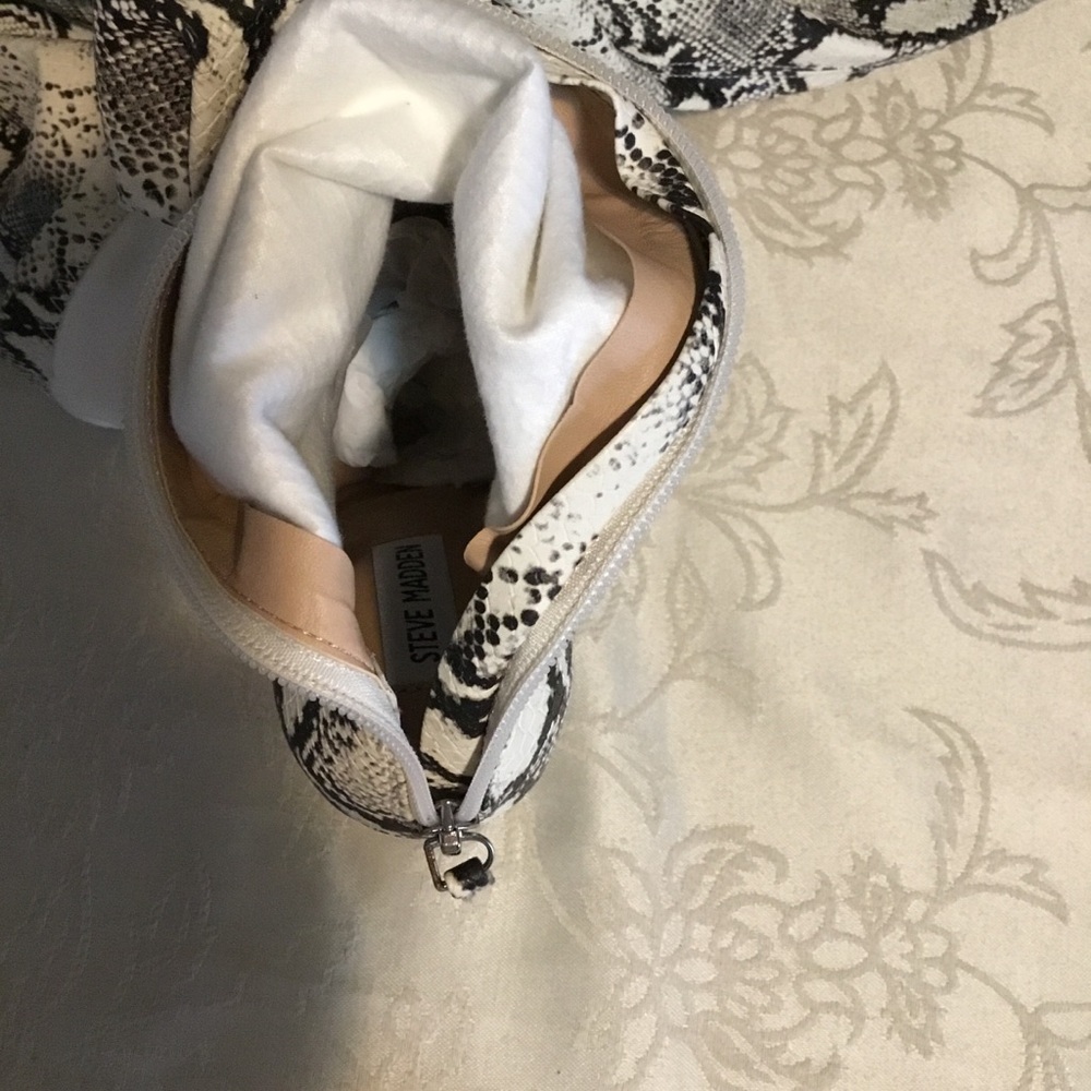 Steve Madden Snakeskin Over-the-Knee Boots - Picture 10 of 13